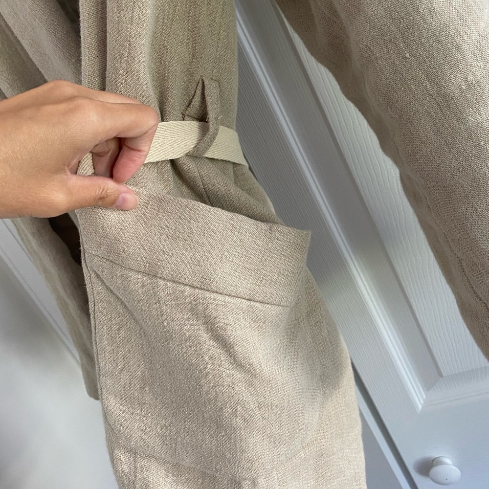 Mango Linen blazer medium - Picture 3 of 5